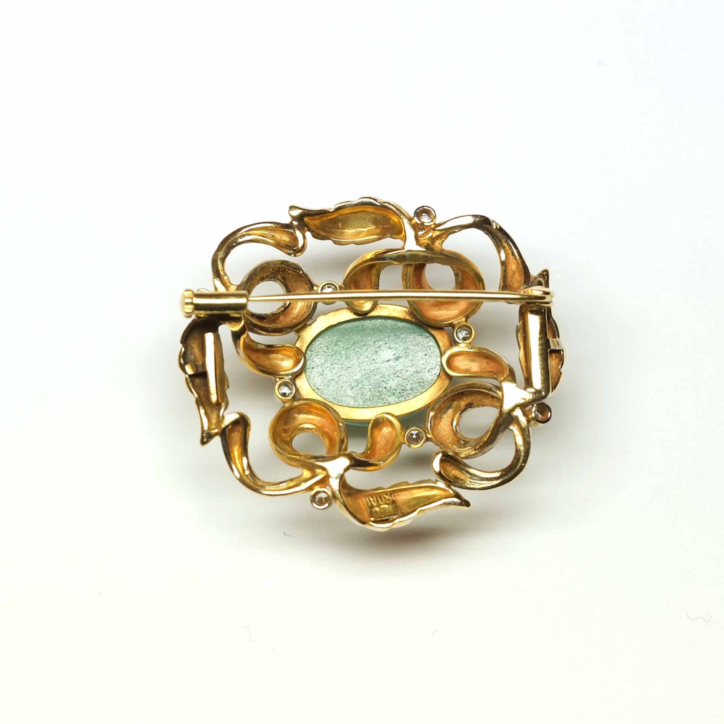 1950 Jadeite Brooch