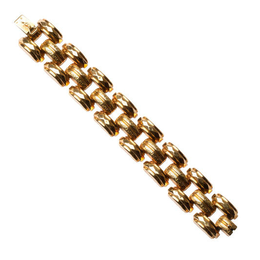 Gold Tank bracelet 1940s